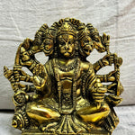 Energised 5 Mukhi Hanuman Ji Murti - Brass