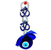 Turkish OM Evil Eye Hanging for Home Entrance Door,Wall,Car Pendant Dashboard Ornament Good Luck and Prosperity