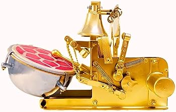 Automatic Mini Arti Machine Nagara with Brass Bell for Home, Temple, Pooja Ceremonies ,KIrtan and Religious Events