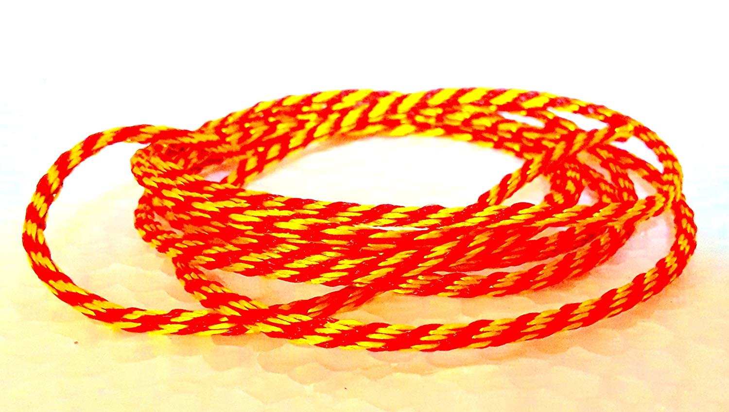 Silk Mauli Kalawa/Kalawa Thread/Sacred Thread / (Red and Yellow Colored) Raksha Sutra 5/10 Meter. Essential for every puja