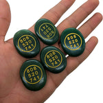 Energized Green Jade Zibu Coin to Attract Money Cash Flow