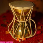 Sacred Energized Brass Damru - A Powerful Instrument of Spiritual Energy