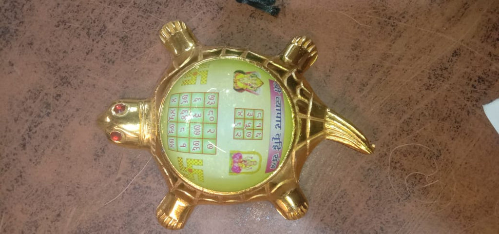 Shri Yantra Turtle/Tortoise/Kachua in Brass!