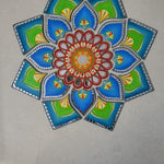 8 Petals Flower Rangoli