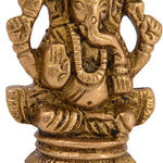 Energised Ganesh Murti - Brass