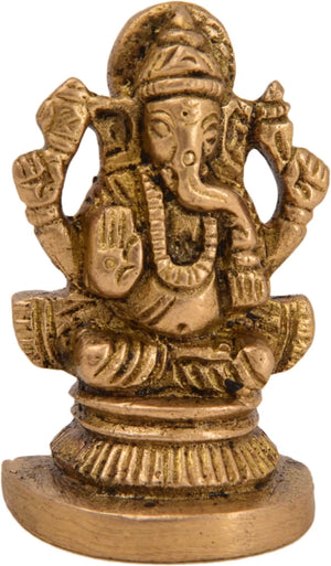 Energised Ganesh Murti - Brass