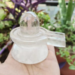 Transparent Crystal/Quartz Shivling