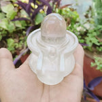 Transparent Crystal/Quartz Shivling