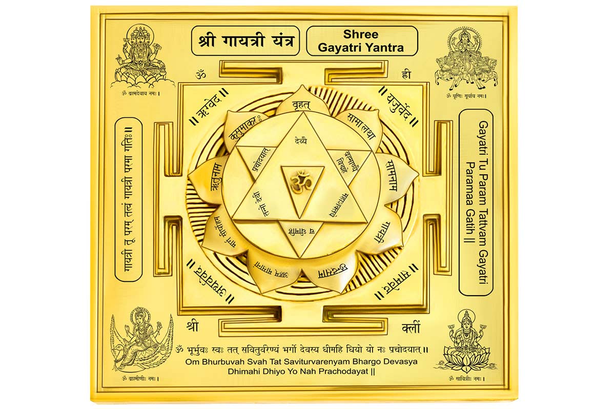 Gayatri Yantra : Energized for Divine Protection