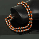 Rudraksha Mala with Silver